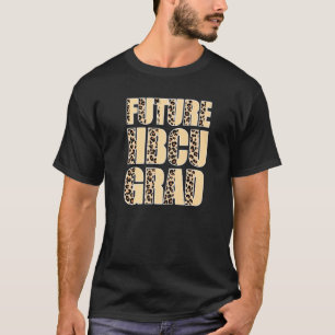 T-shirt Futur Hbcu Grad Leopard Motifs femmes