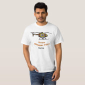 T-shirt futur hélicoptère pilote (Devant entier)