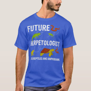 T-shirt Futur Herpétologiste Reptiles et Amphibiens Biolo