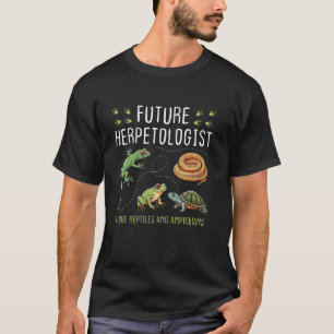 T-shirt Futur herpétologue Reptiles et amphibiens Anima