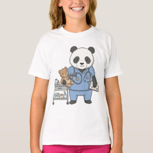 T-shirt Futur infirmier Panda : étudiant en médecine adora