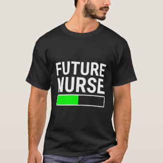 T-shirt Futur Infirmière Chargement Bar Cool École de soin