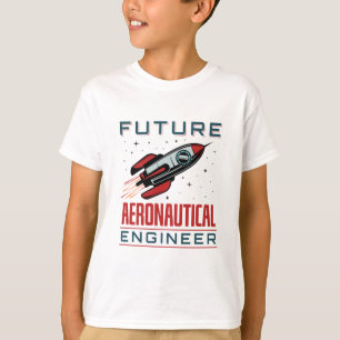 T-shirt Futur ingénieur aéronautique