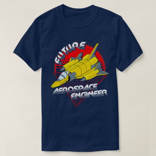 T-shirt Futur Ingénieur Aérospatial Fuseau Ingénieur (Design devant)