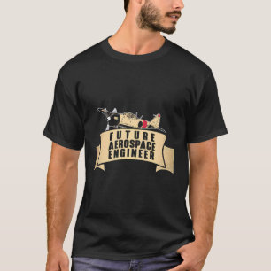 T-shirt Futur ingénieur aérospatial Génie spatial Apcipp