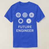 T-shirt Futur ingénieur pour enfants et ns (Design devant)