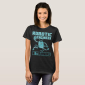 T-shirt Futur ingénieur robotique Garçon fille robot (Devant entier)
