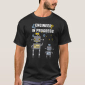 T-shirt Futur Ingénieur Robotique Robot Ingénieur En Progr (Devant)