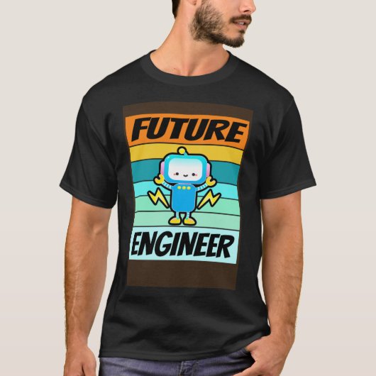 T-shirt Futur ingénieur Shirt Boys Girls Software Engineer (Devant)