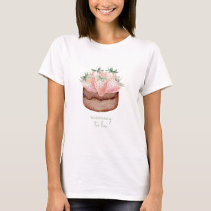T-shirt Futur Maman à la Baby Shower Berry Sweet