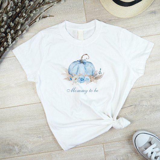 T-shirt Futur Maman Blue Pumpkin