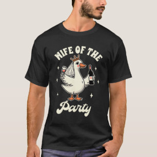 T-shirt Futur mariée drôle d'oie mariage buvant femme de T