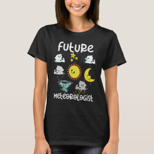 T-shirt Futur météorologiste Chasseur de tempête pour les