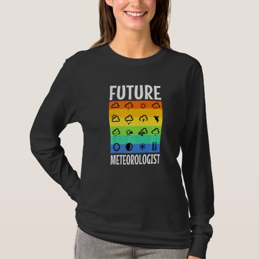 T-shirt Futur météorologue   (Devant)