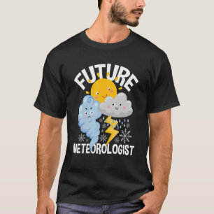 T-shirt Futur météorologue Météorologie Tornado Chaser Nou