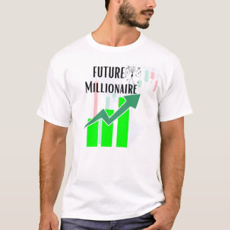 T-shirt Futur millionnaire Forex Trading Stock