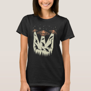 T-shirt Futur paléontologue Dinosaur Alien d'enlèvement Be