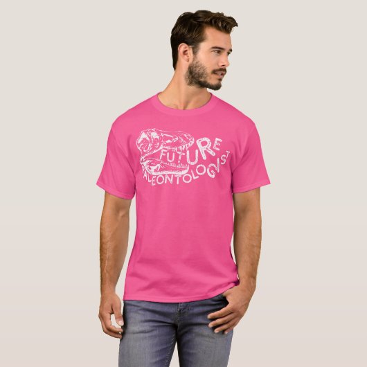 T-shirt Futur Paléontologue Lover Cadeau Fossil Hunter Shi (Devant entier)