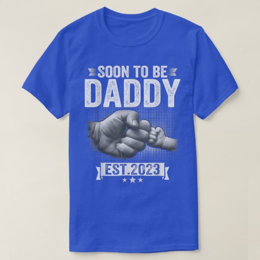 T-shirt Futur papa 2023 Révélation du sexe Grossesse Bébé (Design devant)