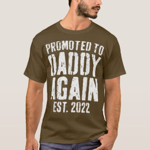 T-shirt Futur Papa à nouveau promu Daddy 2022