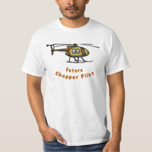 T-shirt Futur pilote d'hélicoptère