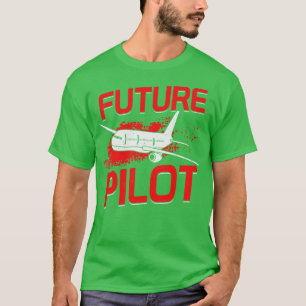 T-shirt Futur pilote école de pilotage Cadeau en chef de l