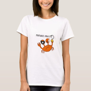 T-shirt Futur Pirate Cute Crab Drôle cadeau personnalisé