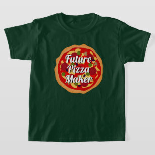 T-shirt Futur Pizza Maker drôle de cuisine italienne chemi