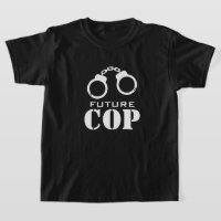 T-shirt futur policier pour enfants