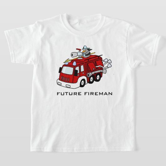 T-shirt Futur pompier (Poser)