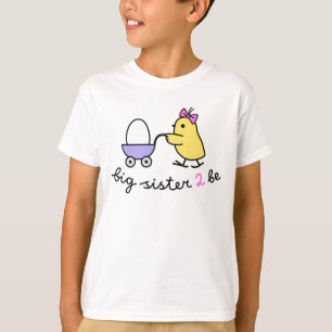 T-shirt Futur poussin de grande soeur