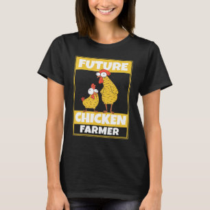 T-shirt Futur Producteur de poulet Agriculture Pays Vie