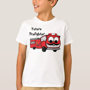 T-shirt Futur sapeur-pompier - pompe à incendie