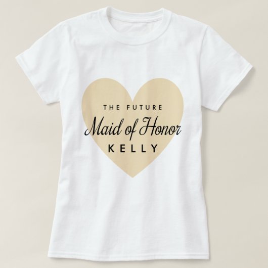 T-shirt Futur serviteur d'honneur (Design devant)