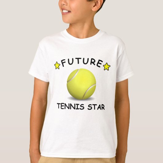 T-shirt Futur star du tennis (Devant)