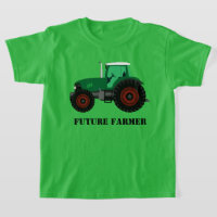 Futur tracteur vert agricole