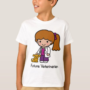 T-shirt Futur vétérinaire - fille