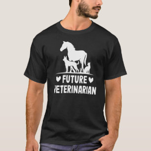 T-shirt Futur Vétérinaire Garçon Fille Vétérinaire Vétérin