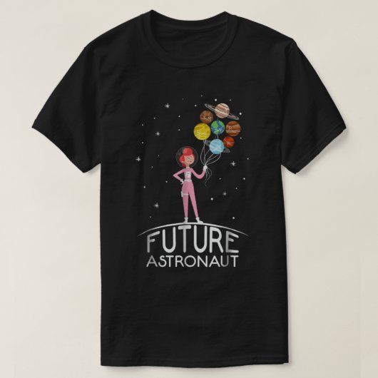 T-shirt Future Astronaut Space Kid Design (Design devant)