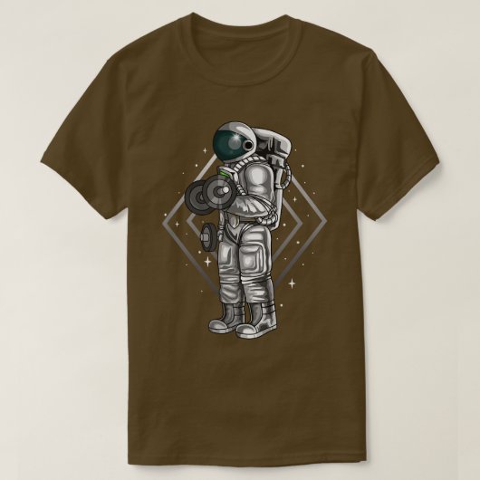 T-shirt Future astronaute Fitness Workout (Design devant)