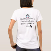 T-shirt Future chemise de maternité du sapeur-pompier de (Dos)