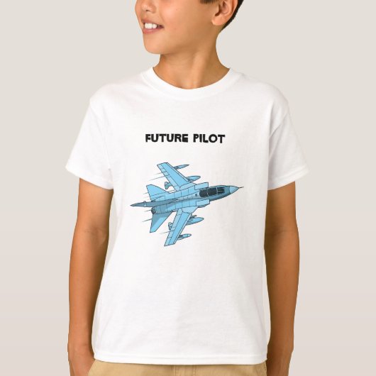 T-shirt Future chemise pilote de jet (Devant)