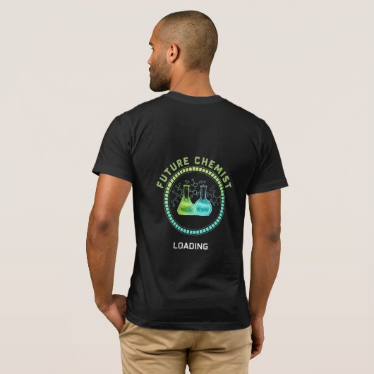 T-shirt Future Chemist Loading - Science Student Graphic (Dos entier)