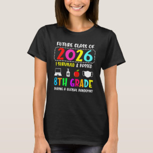 T-shirt Future Class Of 2026 8th Grade Graduation 2022 Stu