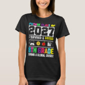 T-shirt Future Class Of 2027 8e Grade Student Graduation (Devant)