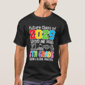 T-shirt Future Classe De 2029 I Diplôme D'École I Cinquièm (Devant)
