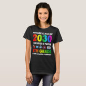 T-shirt Future Classe De 2030 Équipe De 4E Année Retour À (Devant entier)