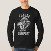 T-shirt Future Compost Expert Composter Composting Worms (Devant)