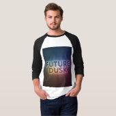 T-shirt Future Dusk - Neon Desert Fox Design (Devant entier)