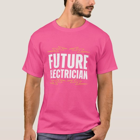 T-shirt Future Électricien (Devant)
